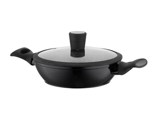 Garnek aluminiowy niski Magnum z pokrywką 24 cm 2,5 l