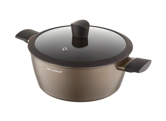 Garnek aluminiowy Cava z pokrywką 24 cm 3,6 l