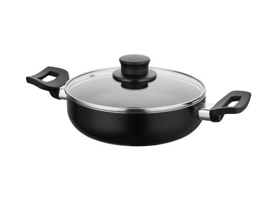 Garnek aluminiowy niski Calina z pokrywką Calina 20 cm 1,6 l