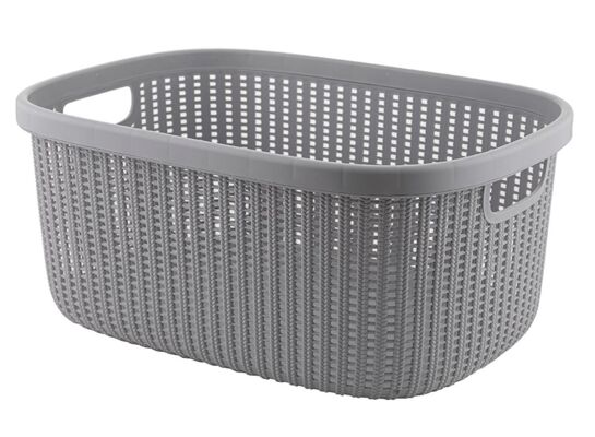 Kosz rattan do magla 32 l szary