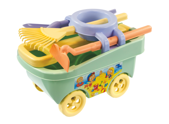 Zestaw ogrodnika wózek z narzędziami