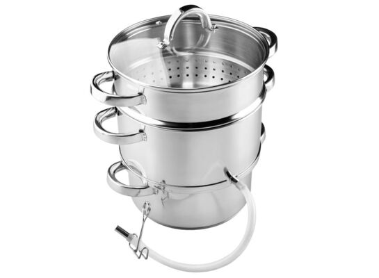 Sokownik 5 l nierdzewny srebrny