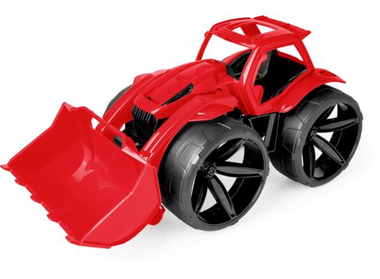 Zabawka spychacz Maximus 68 x 31 x 33 cm czerwony