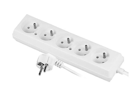 Przedłużacz z pięciokrotnym gniazdem i uziemieniem PS-570 5 m + Z JONEX