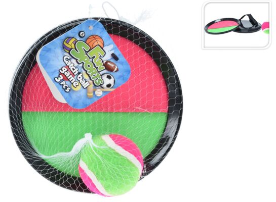Gra złap piłkę 3 elementy 18,5 cm
