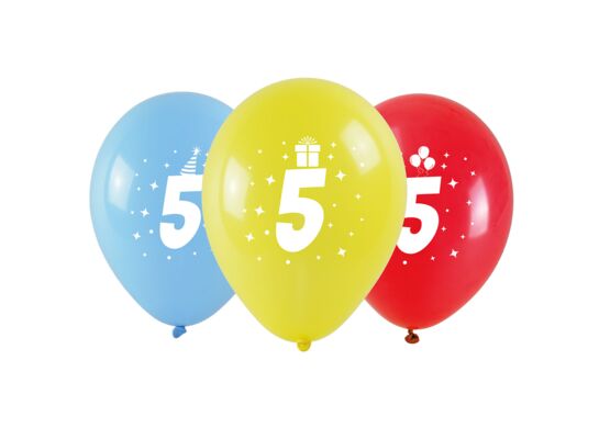 Balon z nadrukiem 5 3 sztuki