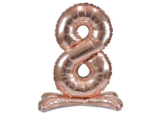 Balon foliowy cyfra 8 XXL stojący