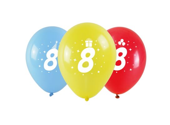 Balon z nadrukiem 8 3 sztuki