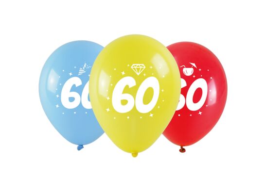Balon z nadrukiem 60 3 sztuki