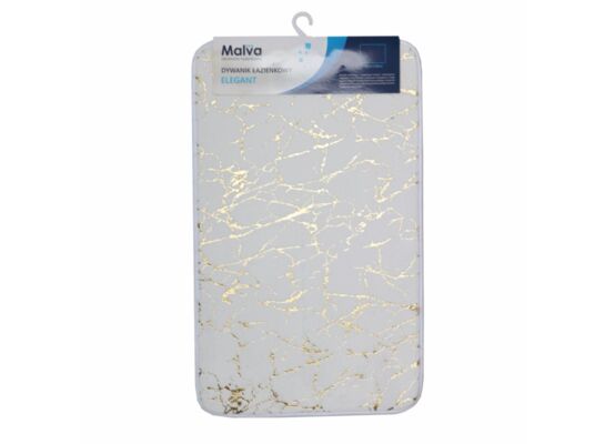 Dywanik łazienkowy Elegant 50 x 80 cm biały Malva