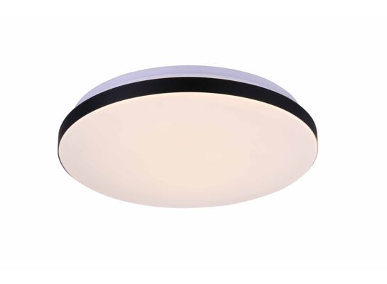 Plafon LED Babilon okrągły średni 4000K czarny