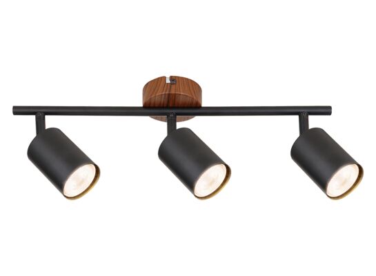 Lampa sufiowa Edmund 5297 GU10 3x max 25 W dąb