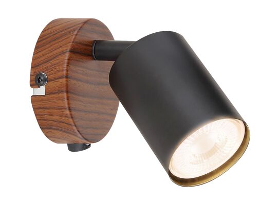 Lampa ścienno-sufitowa Edmund 5295 GU10 1x max 25 W dąb