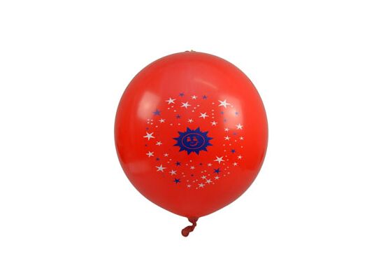 Balon z nadrukiem 40 czerwony 2 sztuki