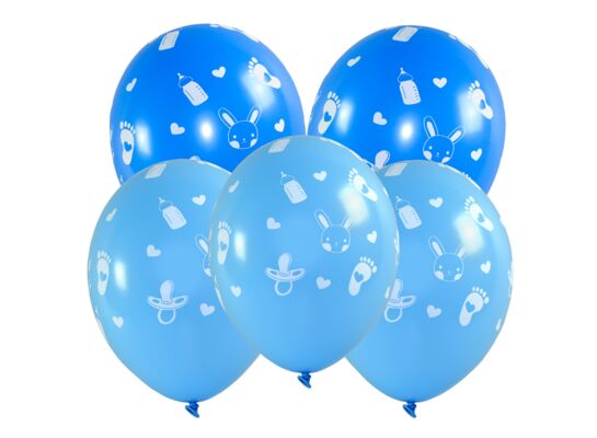 Balon Baby shower chłopiec 5 sztuk