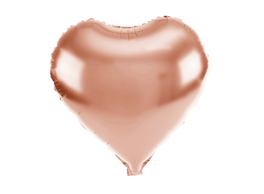 Balon foliowy serce złoto-różowy