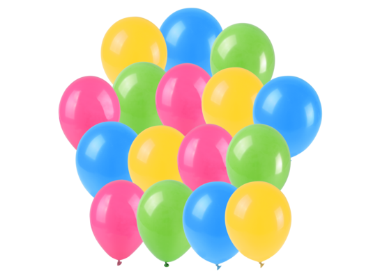 Balon pastelowy 12 sztuk mix