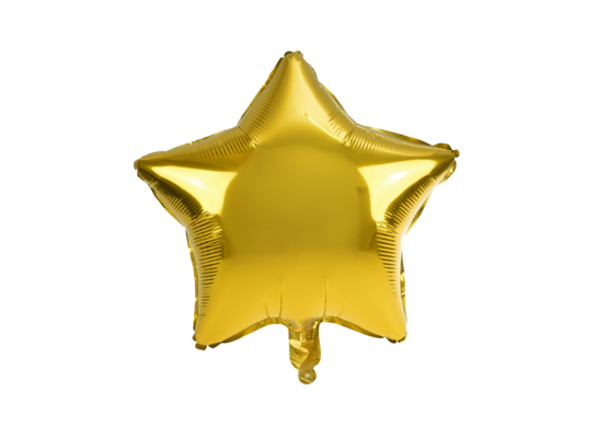 Balon foliowy gwiazda złoty