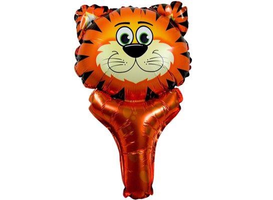 Balon foliowy z uchwytem tygrys