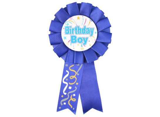 Kotylion urodzinowy niebieski