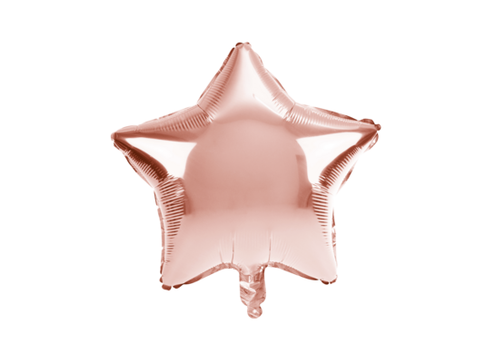 Balon foliowy gwiazda złoto-różowy