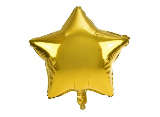Balon foliowy gwiazda złoty