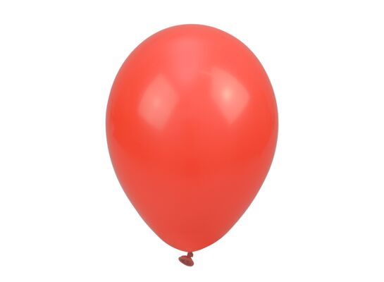 Balon pastelowy jednokolorowe czerwony 10 sztuk