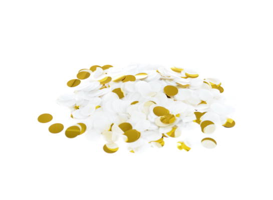 Konfetti Celebrate! złoto-biały