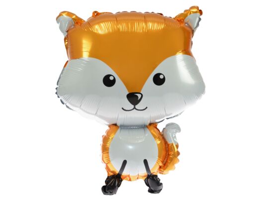 Balon foliowy leśne zwierzątka lisek 60 cm