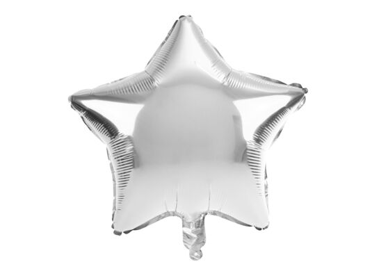 Balon foliowy gwiazda srebrny