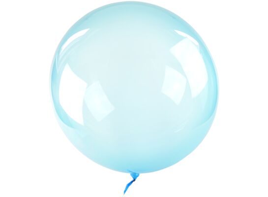 Balon Bubble niebieski 50 cm