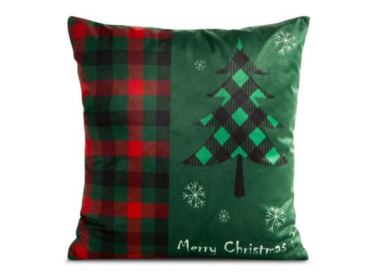Poszewka świąteczna Feniks 45 x 45 cm czerwono-zielony
