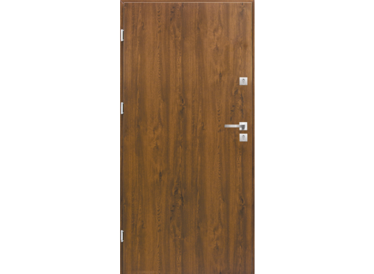 Drzwi stalowe zewnętrzne lewe Magnum 90L orzech 207,5 cm