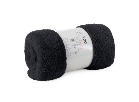 Koc Lori 200 x 220 cm czarny