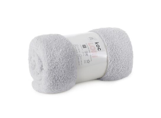 Koc Lori 170 x 210 cm srebrny