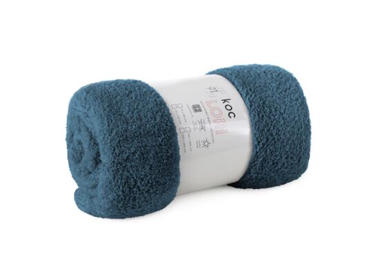 Koc LORI 150 x 200 cm turkusowy