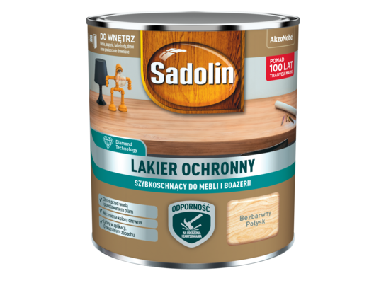 Lakier ochronny do mebli połysk 0,2 l Sadolin