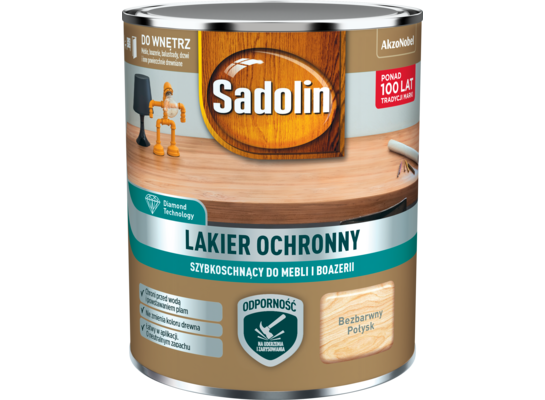 Lakier ochronny do mebli połysk 0,7 l Sadolin