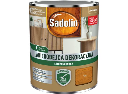 Lakierobejca Dekoracyjna szybkoschnąca tek 0,7 l Sadolin