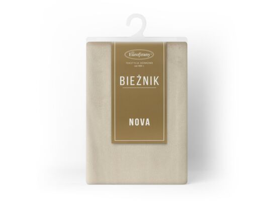 Bieżnik dekoracjny Melinda 40 x 140 cm beżowy