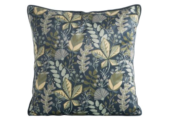 Poszewka dekoracyjna Velvet 45 x 45 cm granatowo-zielony