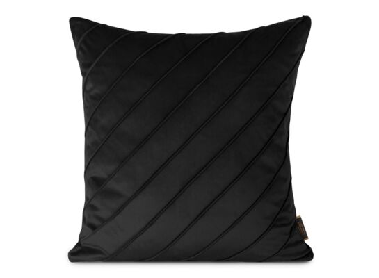 Poszewka dekoracyjna Nala 45 x 45 cm czarny
