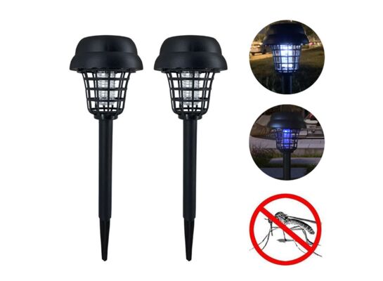 Lampa solarna owadobójcza 9 x 35 cm czarny