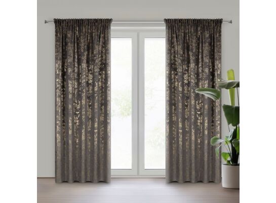 Zasłona gotowa na taśmie Felis 140 x 270 cm grafitowy