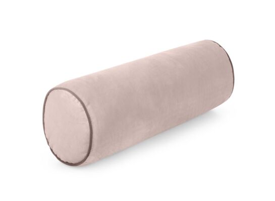 Poduszka dekoracyjna Gaja 45 x 15 cm wałek pudrowy różowy