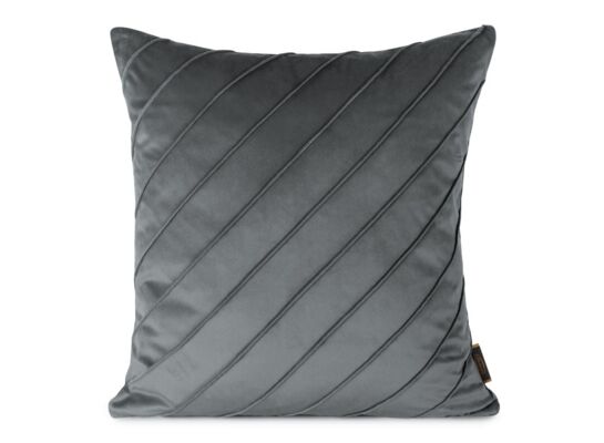 Poszewka dekoracyjna Nala 45 x 45 cm stalowy