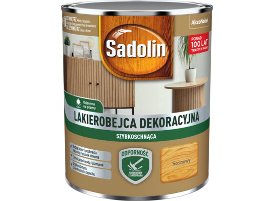 Lakierobejca Dekoracyjna szybkoschnąca sosnowy 0,7 l Sadolin