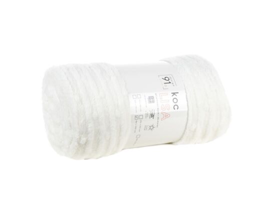 Koc Lisa 200 x 220 cm biały