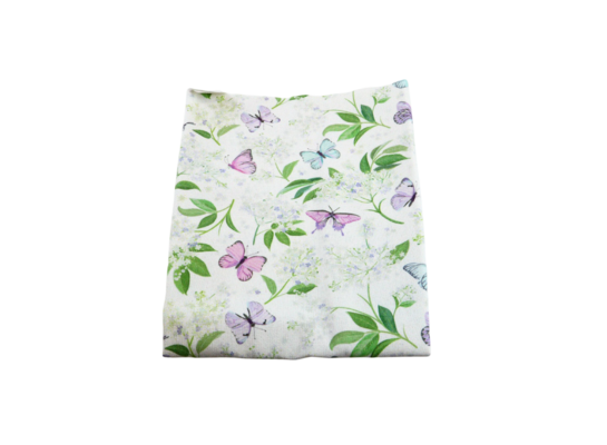 Bieżnik listki i motyle 33 x 180 cm