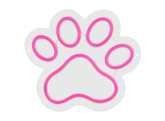 Neon LED "łapa" 25 x 22 cm